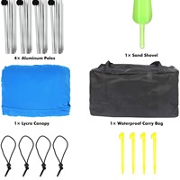 Tente de plage transfrontalière en Lycra, auvent pare-soleil, protection solaire, fraîcheur, pour camping en bord de mer, pêche, manuelle, Leica Skyroof