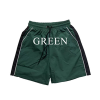 Short d'été respirant personnalisé très vendu populaire pour hommes taille élastique teint en fil Shorts pour hommes Shorts de plage en nylon pour hommes