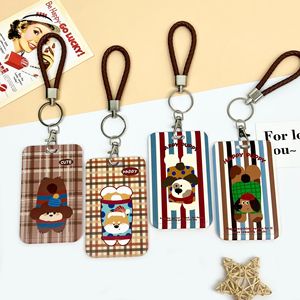 ABS thẻ Ống vui vẻ Con Chó trượt bìa thẻ trường hợp sinh viên Tên tag bảo vệ tay áo cổ dây đeo bán buôn - Product Image 4