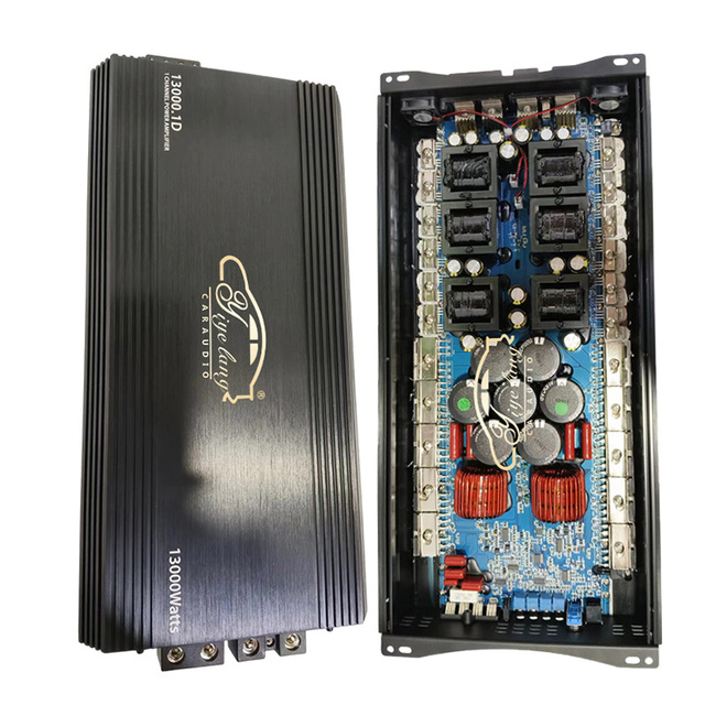 Braiz Style Car Subwoofer Amplifier RMS 13000W Class D Max 1 Ohm Peak Strong Bass Monoblock Car Amplifier