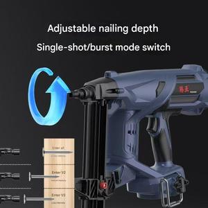 Pistolet à clous sans fil Toua DCCN40A - Cloueur en acier inoxydable de qualité industrielle, pistolet à clous à batterie au lithium pour béton - Product Image 5