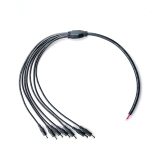 1 Tot 8 Poort Dc <span class=keywords><strong>Plug</strong></span> Splitter Kabel, Dc Power 1 Vrouwelijke Naar 8 Mannelijke Connector Splitter Kabel, 5.5X2.1Mm Voor Led Power Adapters - Product Image 3