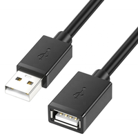 Câble d'extension USB 2.0, Type A mâle vers femelle, matériau durable, transfert de données rapide