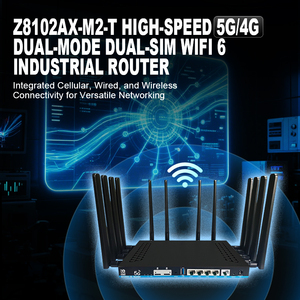 נתב WiFi 6 5g בעל ביצועים גבוהים עם כרטיס סים, נתב AX3000 5G OpenWrt עם אנטנות חיצוניות אופציונליות, נתב 5g Lte מותאם אישית - Product Image 4