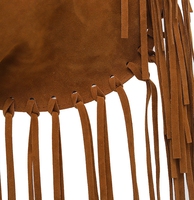 2025 nouvelle grande capacité gland sac à bandoulière en cuir suédé sacs fourre-tout avec franges Vintage femmes sacs à main