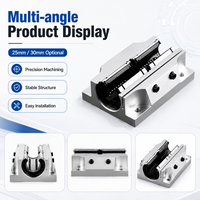 Bloc de roulement linéaire métrique TBR25UU TBR30UU, boîtier en aluminium haute précision pour routeur CNC et curseur d'imprimante 3D