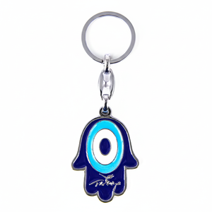 LLavero de Metal con diseño de mano de Fátima, llavero de ojo malvado - Product Image 2