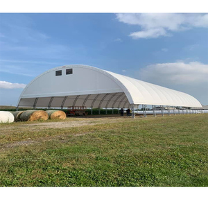Tente de stockage multi-usages pour entrepôts, écuries extérieures, abri pour chevaux, abri pour animaux de ferme, abri industriel en PVC - Product Image 3
