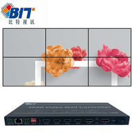 Unterstützt 5 Eingänge (4xHDMI, 1xDP) und 9 HDMI-Ausgänge und ermöglicht den nahtlosen Multi-Screen-Video prozessor