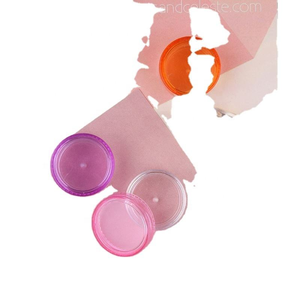 Clear Plastic Cosmetic Jars With Screw Top Lid 30mm Cylinder PET Container For Cream Lip Balm Sample Storage - Product Image 3