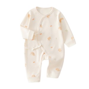 Mameluco de Algodón para Bebé, Manga Larga, Unisex, Recién Nacido, 0-3 Años, Estilo Monje, Primavera Otoño, Body Clase A, Tejido con Etiqueta - Product Image 5
