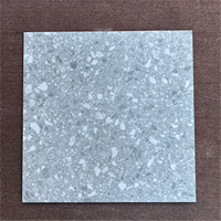 Carreaux de terrazzo gris 60x60cm, aspect pierre de granit, panneau mural flexible en porcelaine, décoration intérieure pour salle de bain et maison