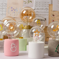 Kustomisasi Fashion dekoratif Diy kartun warna-warni Led bohlam kartun E26 E27 B22 lampu malam lampu meja bohlam LED