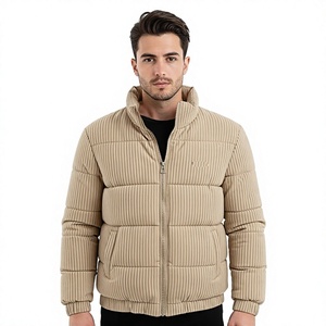 Blouson matelassé blanc à capuche pour femme, léger, coupe-vent, fermeture éclair sur le devant, manteau d'hiver décontracté, couleur unie, coupe ajustée, polyester, polaire - Product Image 1