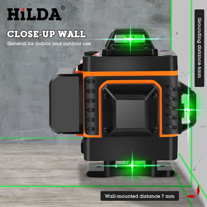 Automático de nivelación giratorio 360 de rotary <span class=keywords><strong>4D</strong></span> <span class=keywords><strong>hilda</strong></span> láser de la línea verde rojo rayo láser nivel <span class=keywords><strong>4d</strong></span> 16 líneas metro - Product Image 3