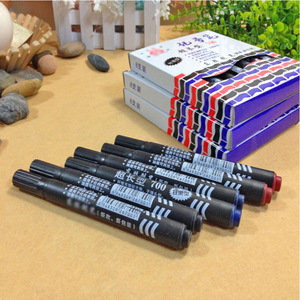 Marcador de etiquetas para envíos urgentes, bolígrafo permanente a base de aceite de 12mm, rojo, azul, negro, modelo 700, para escritura y embalaje exprés - Product Image 1