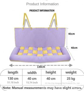 Cama de Lujo Personalizada para Perros, Hecha a Mano, Resistente a las Manchas, Cama para Mascotas para Asiento de Coche, Cama para Perros y Gatos, Cama de Viaje y Transporte - Product Image 2
