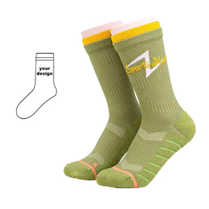 Custom Professional Breathable Sports <b>Socks</b> for Outdoor Wicking Sweat Lightning Crew High Quality Casual Wholesale - Product Image 1