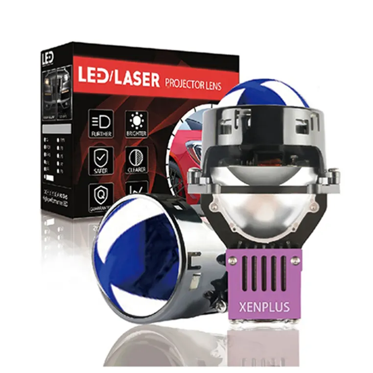 Car Foglamp Laser Head Light Projector MINI Lens for Cars Top Selling LP8 3.0 Inch 12V 120W 20000LM 6500k IP68 Foglamp 10W IP 68
