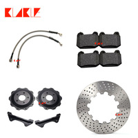 Siap Kirim 2 Piston Kaliper Rem Aluminium Upgrade 7700 Brake Kit Big Brake Kit untuk Honda Civic FD Brake Caliper