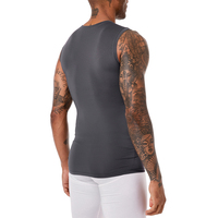 Débardeur de compression athlétique sans manches pour l'entraînement, couche de base sportive pour la course et le basketball
