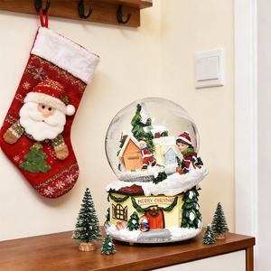 <strong>Wholesale</strong> Resin Crafts Custom Santa Claus <strong>Snow</strong> <strong>Globe</strong> Ornaments for Christmas Decorations &amp; Gifts - Product Image 4