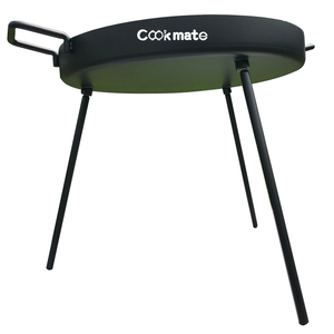 Cocina al aire libre de acero inoxidable de hierro fundido parrilla sartenes Camping fogata plancha de Pan - Product Image 2