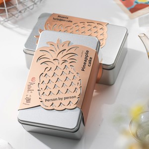 Caja Rectangular Hermética Personalizada para Pastel <span class=keywords><strong>de</strong></span> Piña, Galletas, Postres, Empaque <span class=keywords><strong>de</strong></span> Alimentos, Personalizable para Navidad - Product Image 3