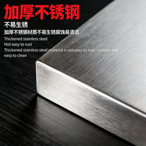 HELAXEN Ticari Paslanmaz Çelik Tezgah - Ayarlanabilir Yükseklikli Ayaklar Fırçalanmış Mat Kaplama 300 Kg/m Yük Kapasitesi Yiyecek Hazırlığı - Product Image 3