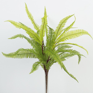 Alta simulazione di plastica morbida erba felce giardino foglie verdi decorazione finte foglie di felce - Product Image 3