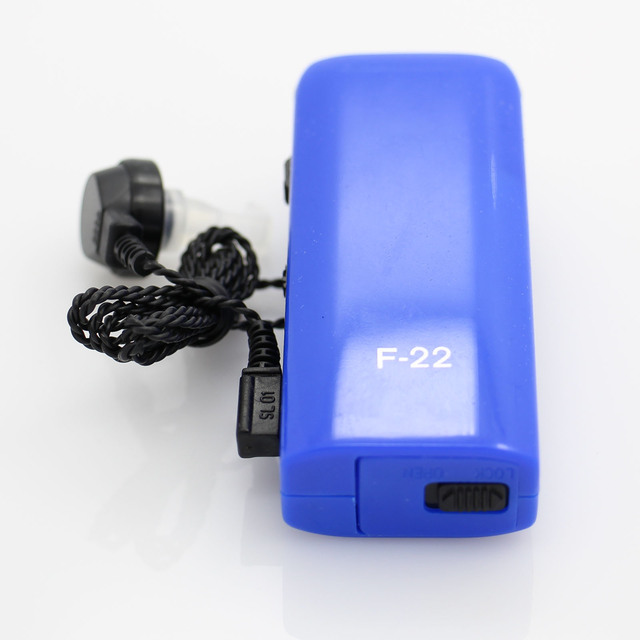 F-22 Pocket Model Hearing Aid-Black Color AA Battery Economical Price