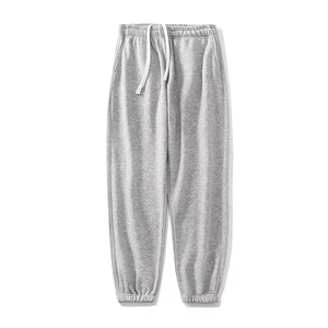 Pantalon de survêtement en coton pour hommes, taille élastique avec cordon de serrage, coupe décontractée, pantalon tricoté mi-lourd pour l'automne, 8 couleurs disponibles - Product Image 6