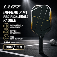 OEM untuk Inferno M1 Style T700 Paddle Pickleball Berkualitas Tinggi Inti Busa MPP 16mm Permukaan SiC untuk Kontrol Daya Putaran dan Latihan