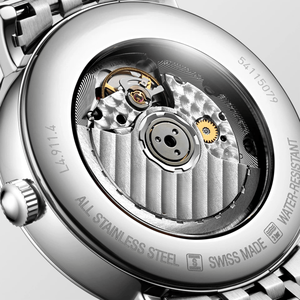 Reloj Mecánico Automático Clásico con Esfera de Diamantes y Brazalete de Acero Inoxidable para Mujer Longinesing - Product Image 4