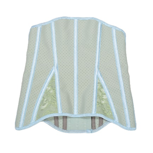 Ceinture de modelage Curve Ready 28 cm noire avec 17 baleines, superposition en dentelle pour le remodelage corporel 958-28cm-3 14 crochets - Product Image 1