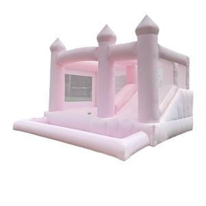 Venta al por mayor de castillos hinchables rosa pastel - Product Image 2
