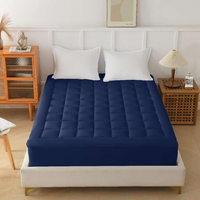 Surmatelas matelassé en polyester/coton, solide et confortable, sur mesure, anti-acariens, écologique, personnalisable, pour lit pliant domestique