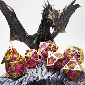 Tháp Xúc Xắc Kim Loại Xúc Xắc Vuông 16Mm Xốp 12 Inch Xúc Xắc Rpg Kim Loại Tùy Chỉnh Có Tải Trọng Rồng Và Ngục Tối - Product Image 1