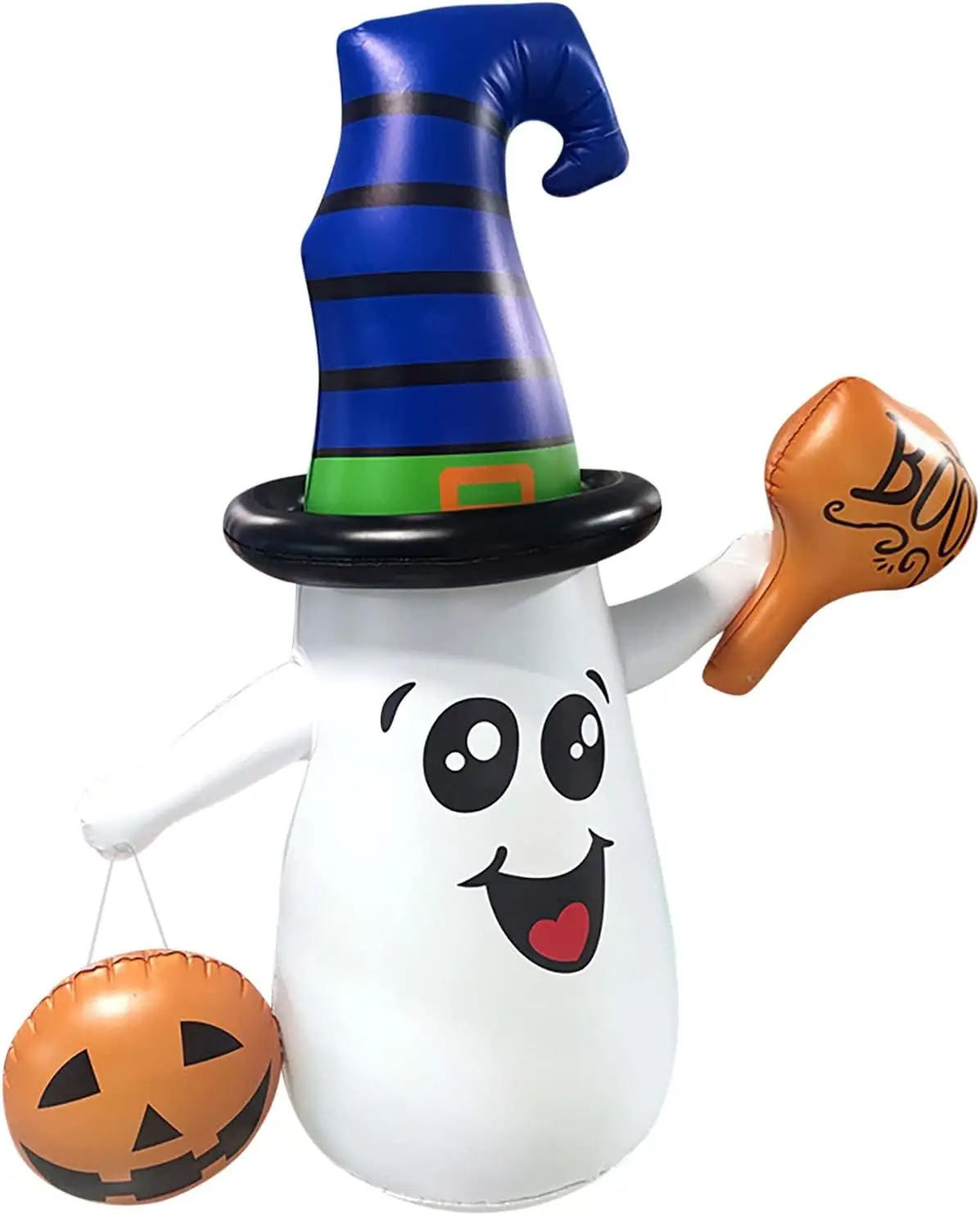 PVC aufblasbares Weihnachts spielzeug Schneemann Ghost Halloween Low Up Ghost Spielzeug für Halloween Outdoor Garden Home Party Dekoration