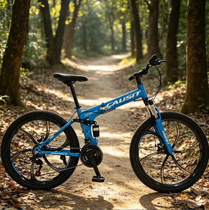 Vélo de montagne pliable de 20 pouces, 12 vitesses, suspension intégrale, frein à disque, vélo de montagne pour adultes - Product Image 6