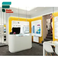 משקפיים-high-end חנות תצוגת ריהוט משקפיים תצוגת מדפי ארון מודרני אופטי אולם תצוגה עיצוב