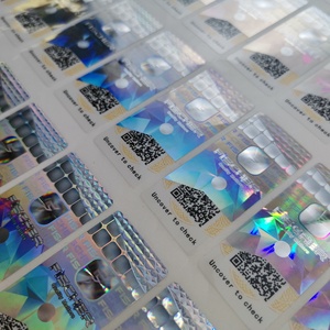 Adesivo Acrilico Personalizzato Antimanomissione con Residuo, Numeri di Serie Variabili, Colore CMYK, per Uso Cosmetico e Medicinale - Product Image 4