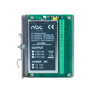 Transmisor de Señal Analógica Ana 126 R, 0-10 V Positivo/Negativo, 4-20 mA, Versión 24 VCC - Product Image 6