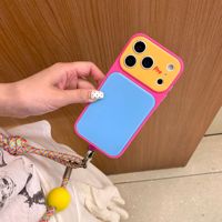 Coques de téléphone antichoc en TPU+PC avec design armure brillant et blocs de couleur pour iPhone 18/17 Pro Max 16 15 14 Pro