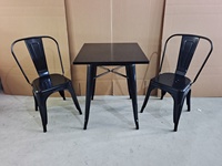 Tables et chaises Tolix, vente en gros à prix réduit, mobilier commercial pour restaurants, ensemble de tables à manger