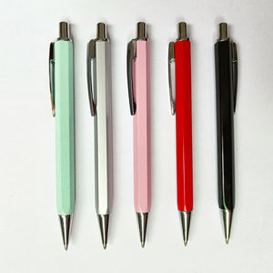 Hot Sell Metal <b>Pen</b> Custom <b>Retractable</b> Hotel Ballpoint <b>Pen</b> for Writing Promotional logo - Product Image 1