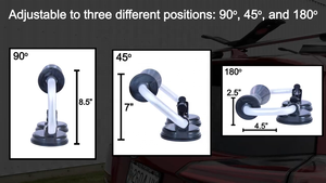 ตัวช่วยรับน้ำหนักบนหลังคาเรือคายัคแบบลูกกลิ้งสำหรับรถ SUV ปรับได้ - Product Image 5