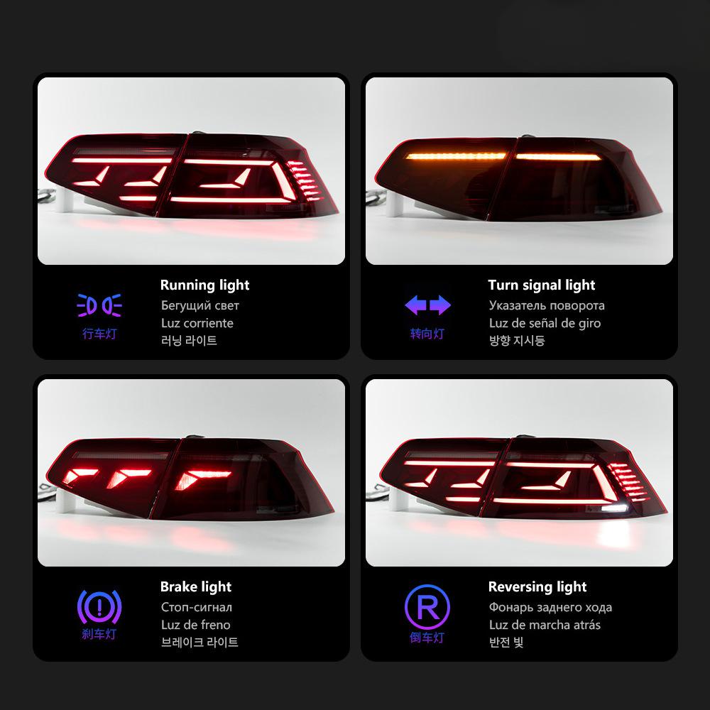 passat b8 rear lights