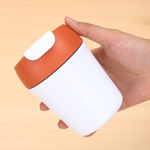Citioh. Modern tasarım 320ml Mini 304 Logo vakum Tumbler çift kapak açık kahve sıcak özel su şişeleri mükemmel hediye bayanlar - Product Image 2