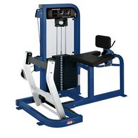 Équipement de musculation et de fitness, équipement d'entraînement de force, machine à extensioins de jambes à sélection de charge par pignon, presse à jambes, machine à mollets horizontale